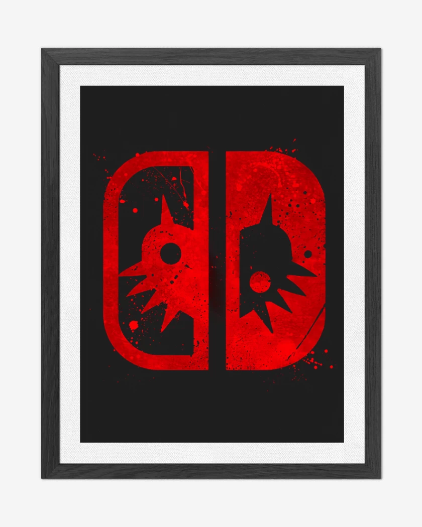 Cuadro decorativo Negro de Majora Switch