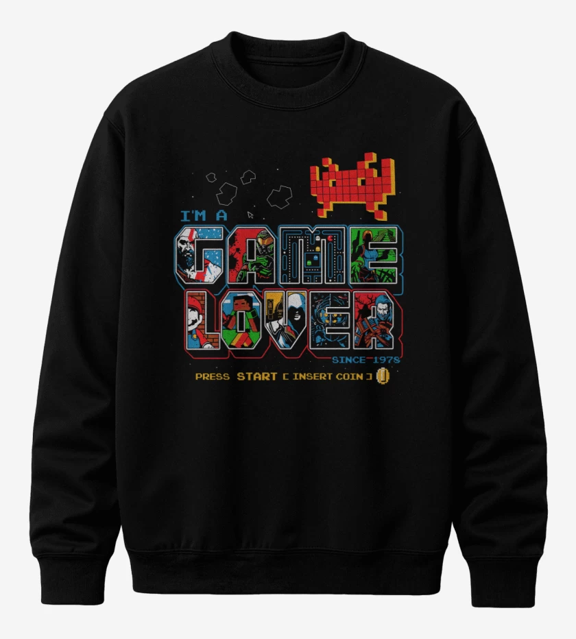 Poleron polo Negro de Im a Game Lover