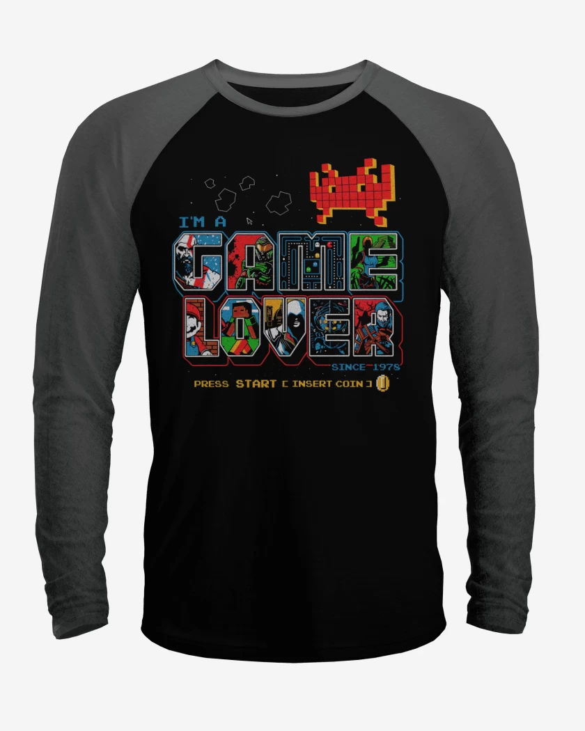 Polera Raglan Im a Game Lover