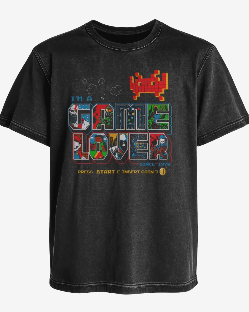 Polera desgastada Im a Game Lover