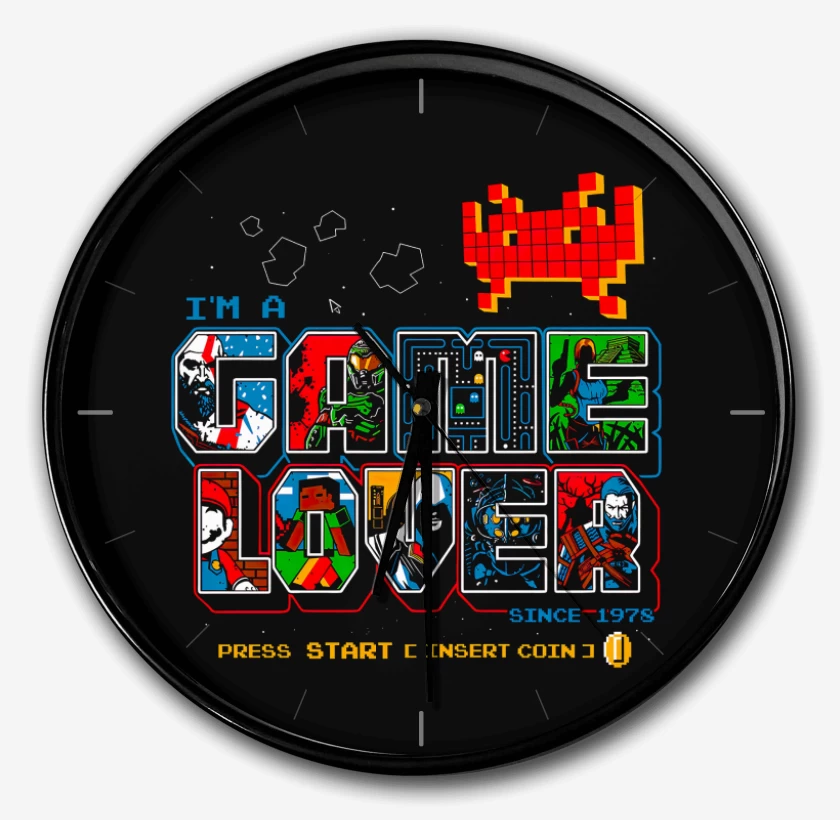 Reloj Negro de Im a Game Lover
