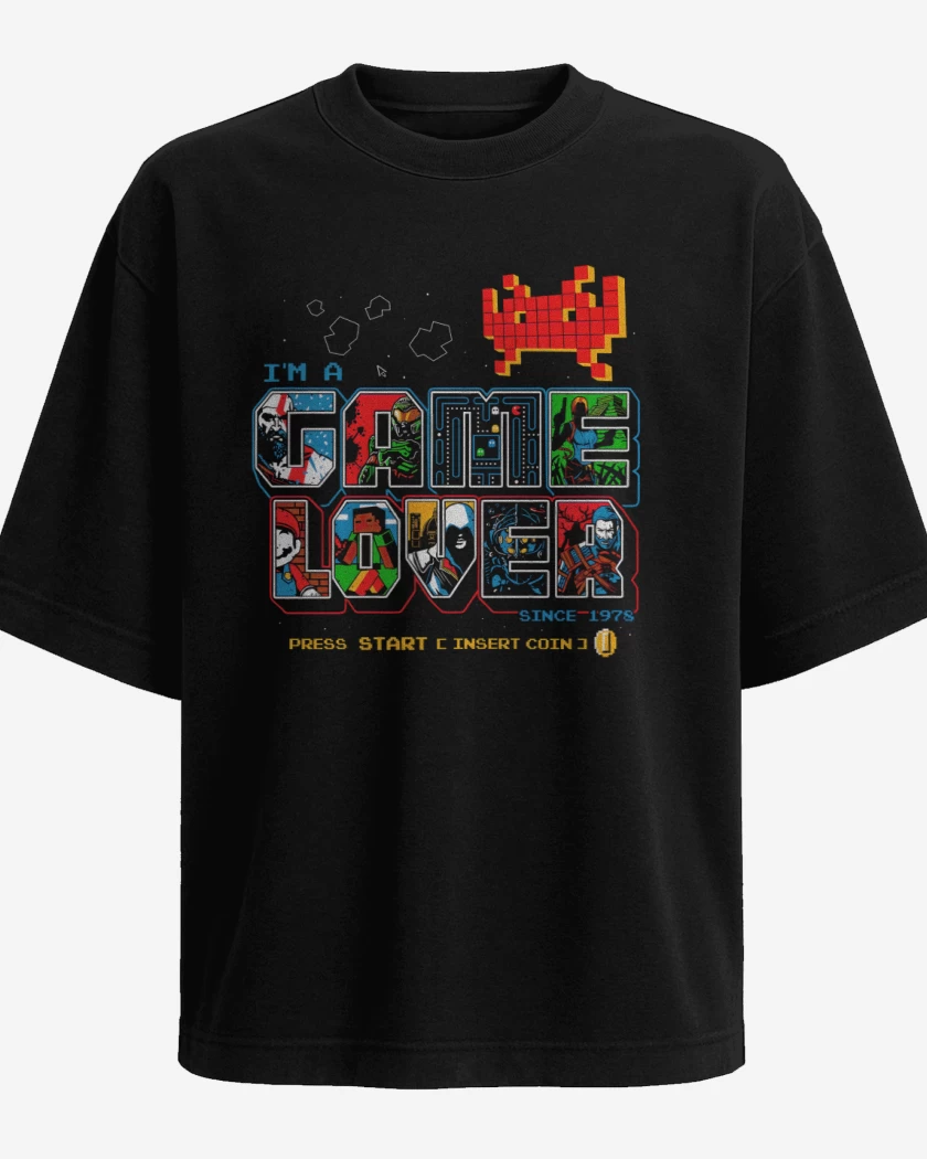 Polera Oversize Im a Game Lover