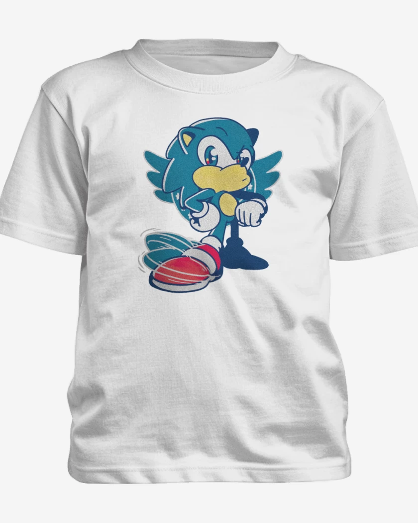 Polera de niño Blanco de El sonic