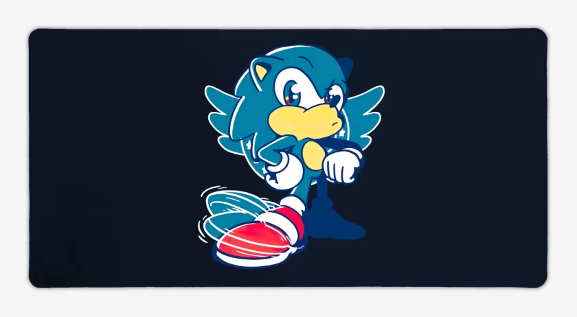 Mouse pad Gamer Azul Marino de El sonic