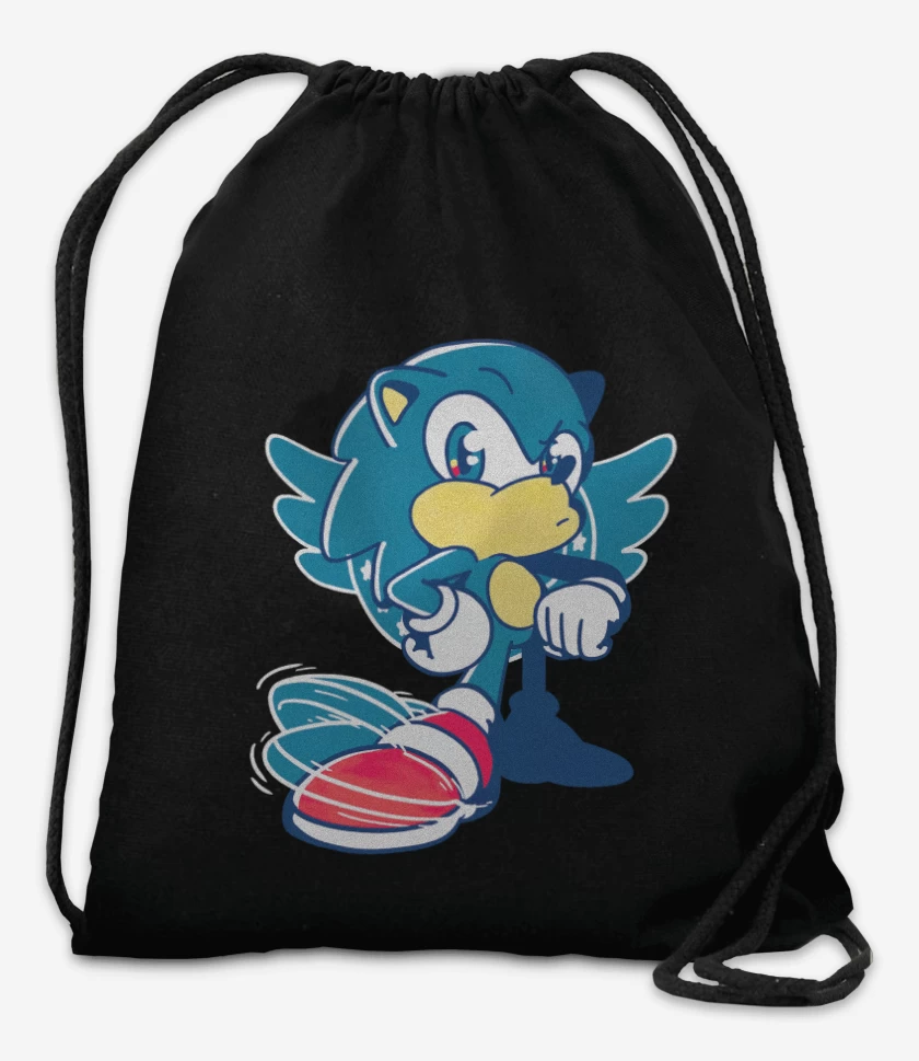 Mochila Negro de El sonic