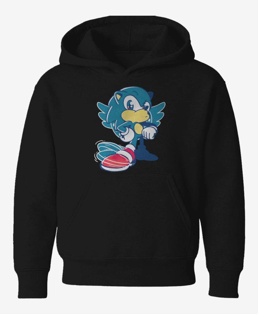 Poleron de niño Negro de El sonic