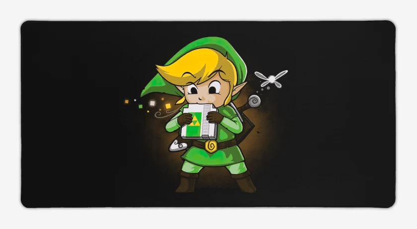 Mouse pad Gamer Negro de Link Peque