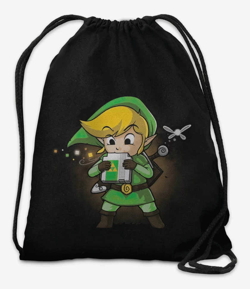 Mochila Negro de Link Peque