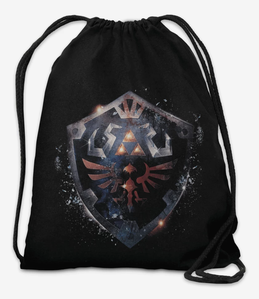 Mochila Negro de Hylian escudo