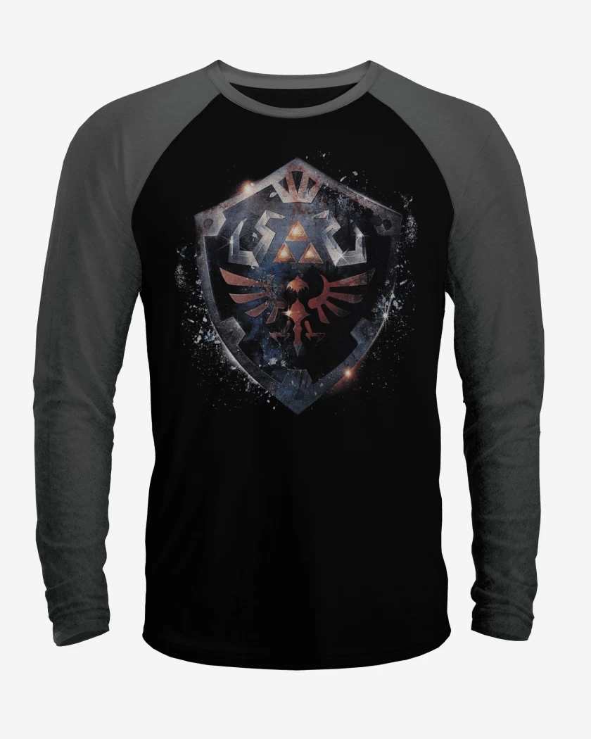 Polera Raglan Hylian escudo