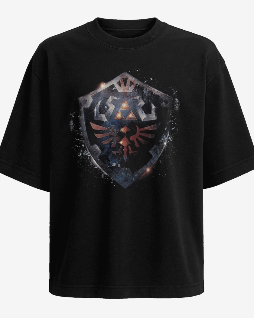 Polera Oversize Hylian escudo