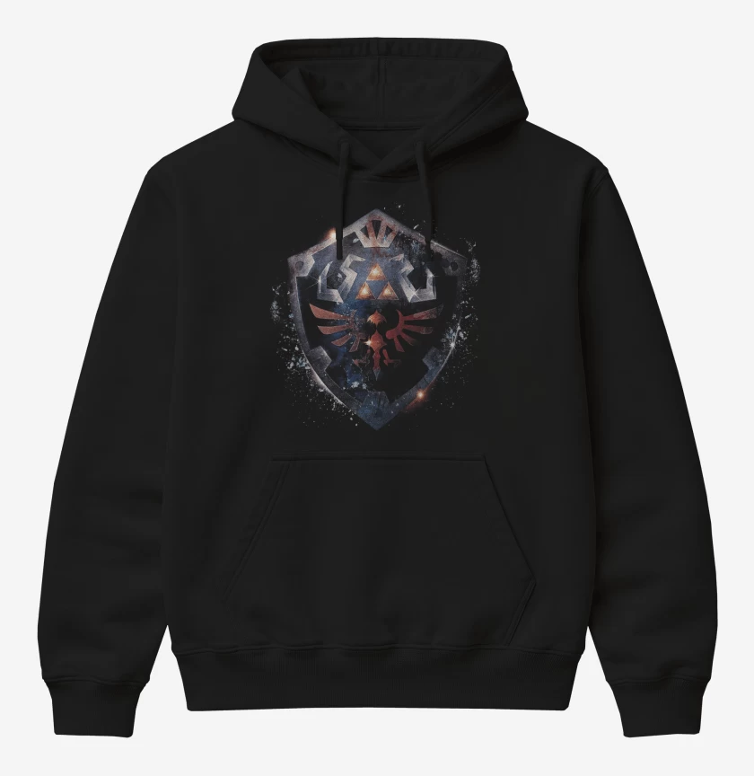 Poleron Canguro básico Hylian escudo