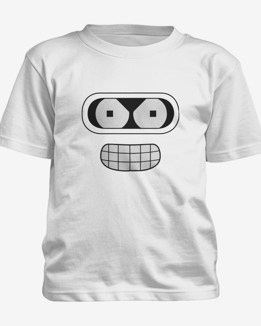 Polera de niño Blanco de Bender Face
