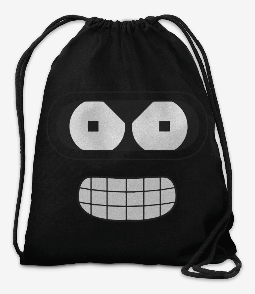Mochila Negro de Bender Face