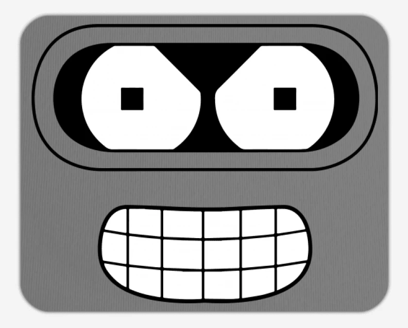 Mousepad Bender Face