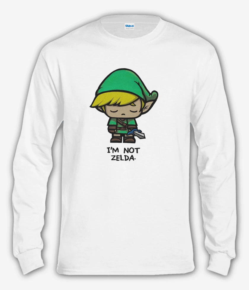 Polera manga larga No soy Zelda