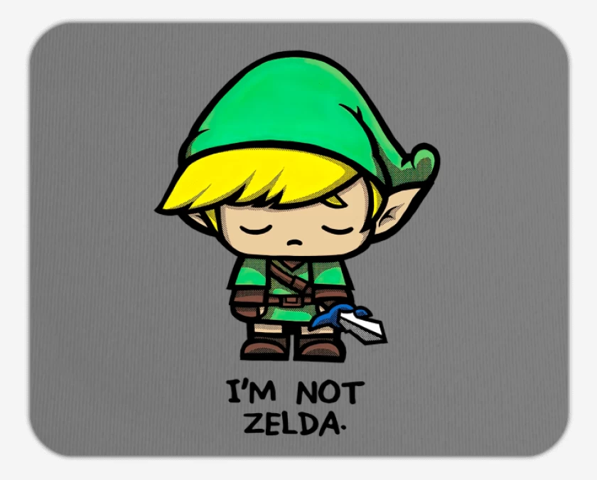 Mousepad No soy Zelda