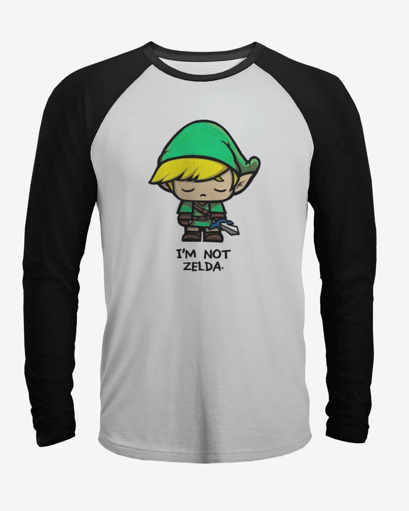 Polera Raglan No soy Zelda