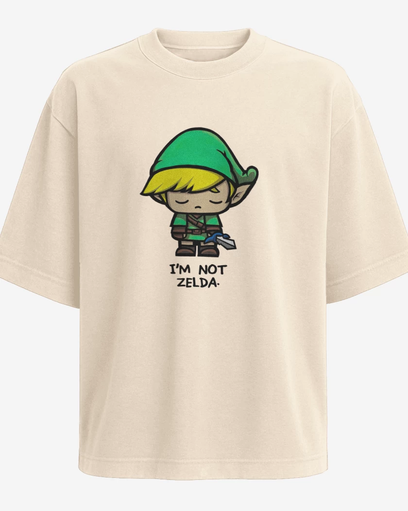 Polera Oversize No soy Zelda