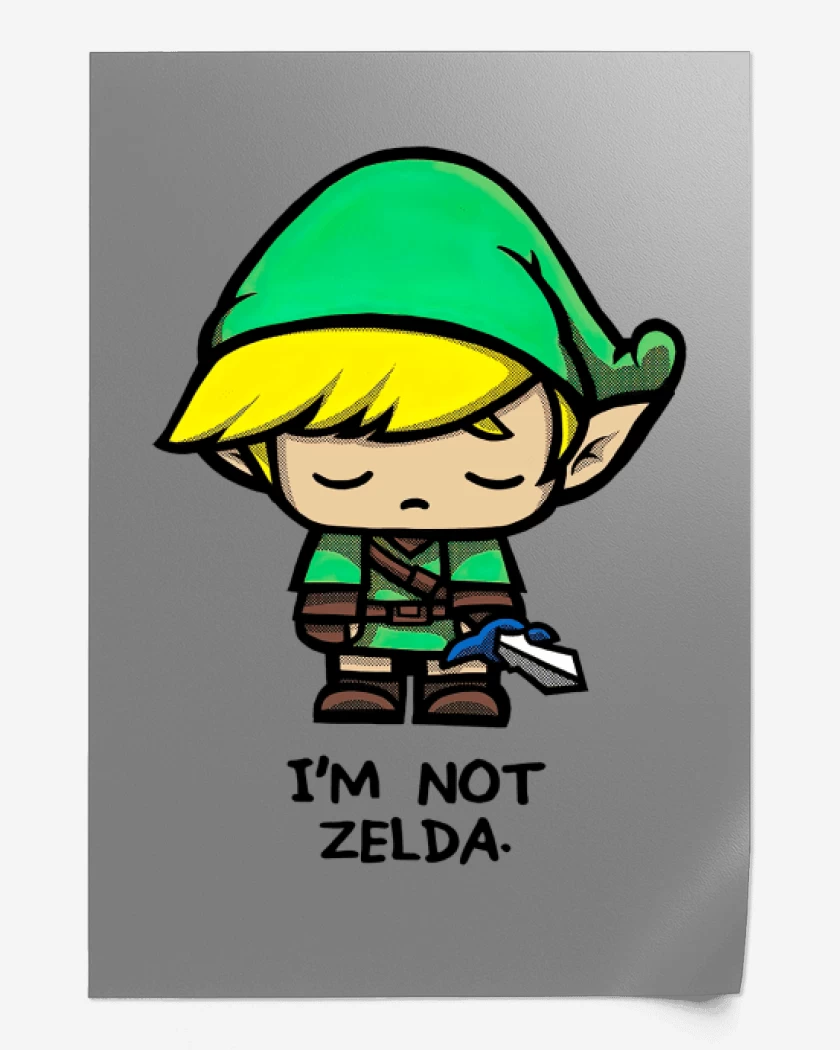Print No soy Zelda