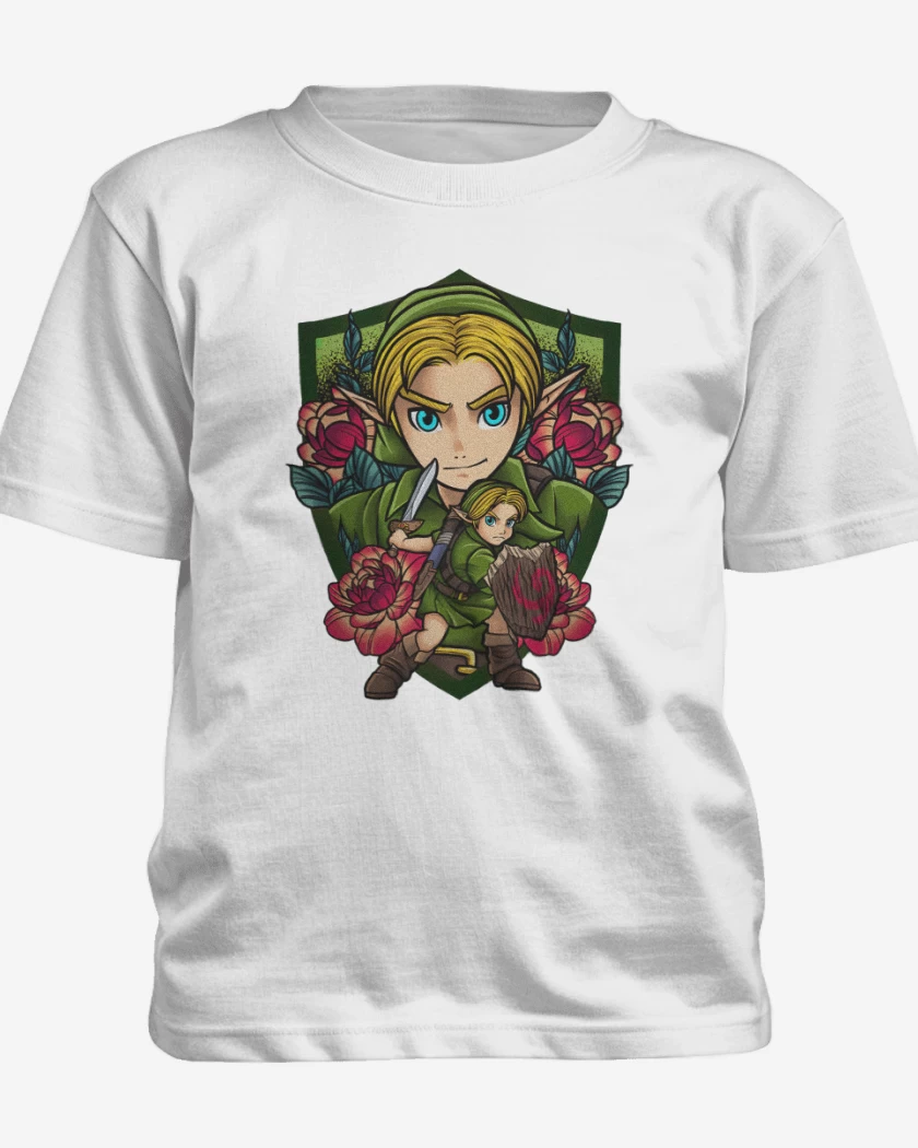 Polera de niño Blanco de Link Warrior