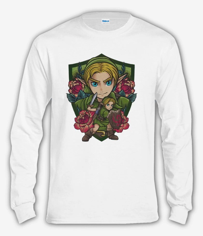 Polera manga larga Blanco de Link Warrior