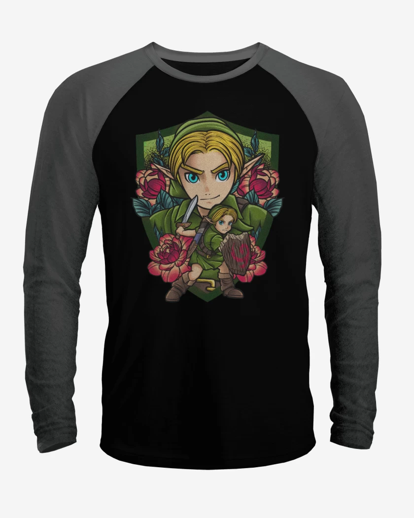 Polera Raglan Link Warrior