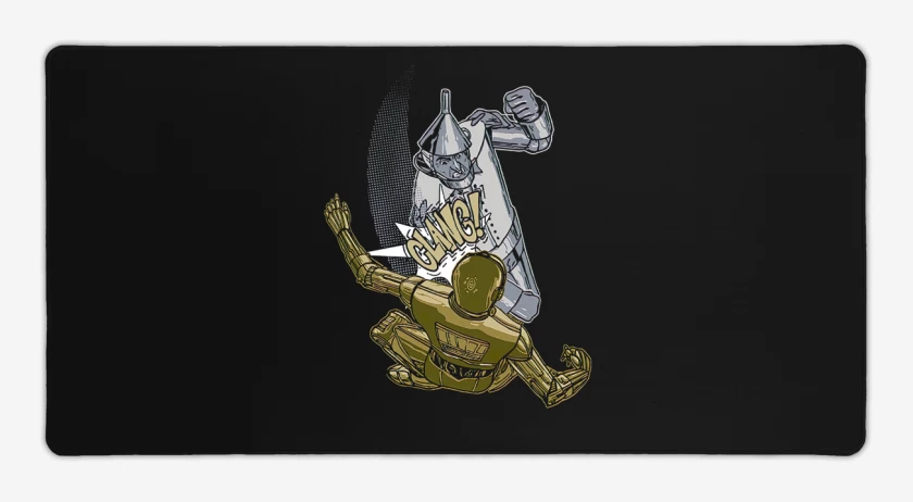 Mouse pad Gamer Hojalata vs C-3PO