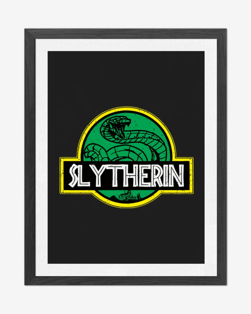 Cuadro decorativo Negro de Slytherin Park