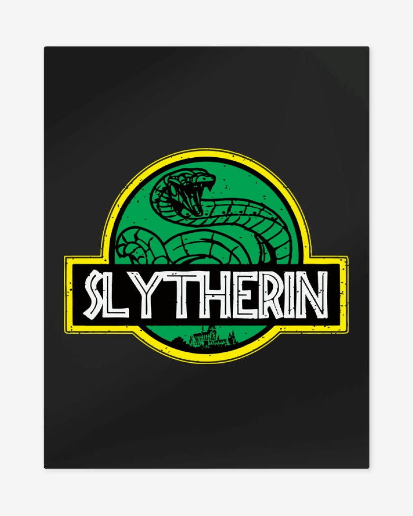 Print metalico Negro de Slytherin Park