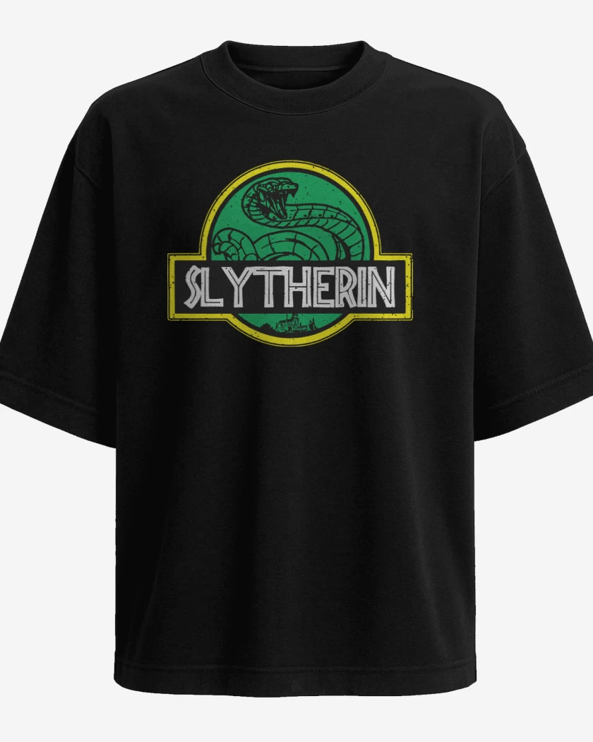 Polera Oversize Negro de Slytherin Park
