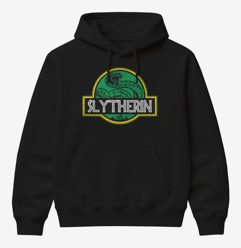 Poleron Canguro básico Negro de Slytherin Park