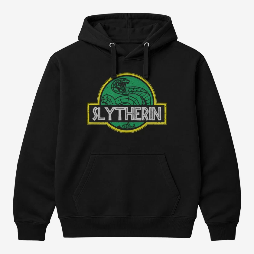 Polerón Canguro Negro de Slytherin Park