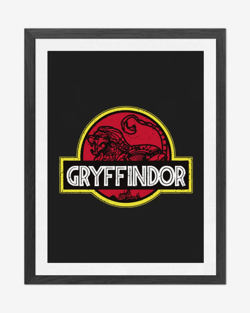 Cuadro decorativo Negro de Gryffindor Park
