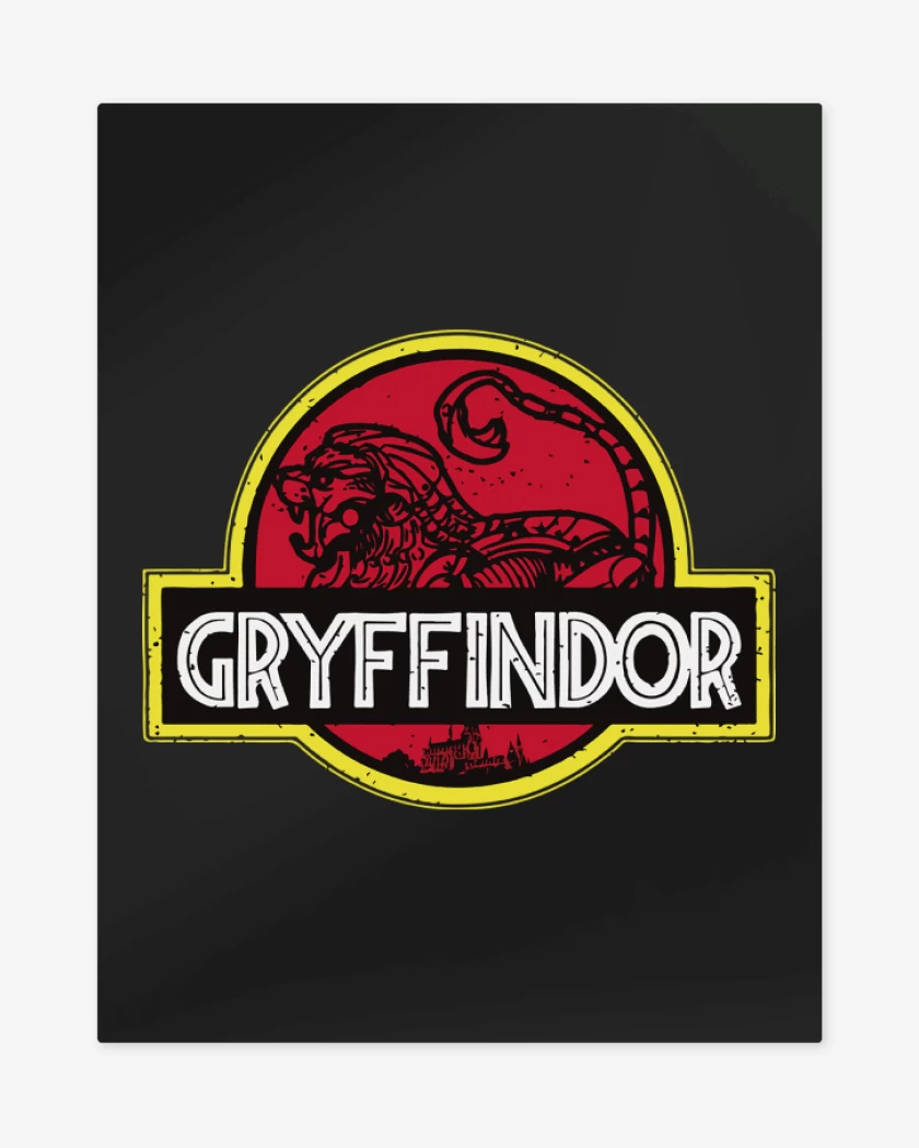 Print metalico Negro de Gryffindor Park