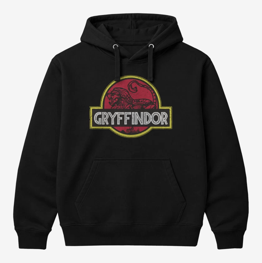 Polerón Canguro Negro de Gryffindor Park