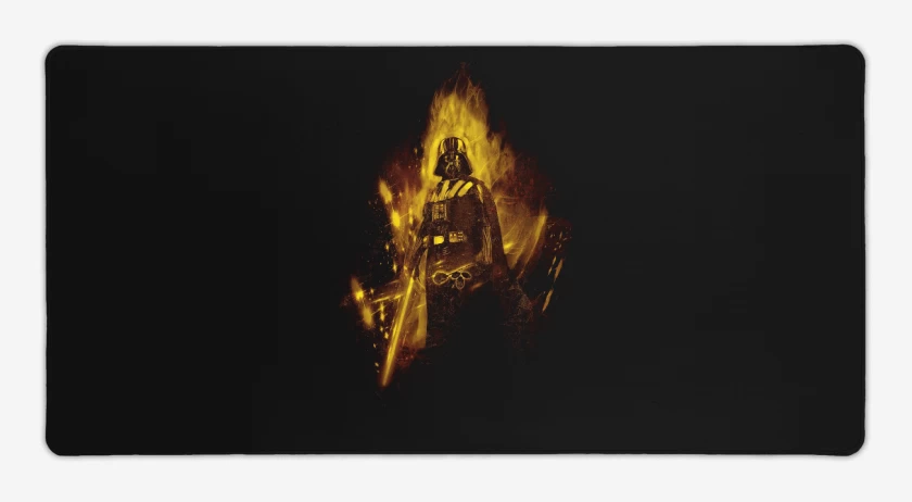 Mouse pad Gamer Negro de Darth Matador