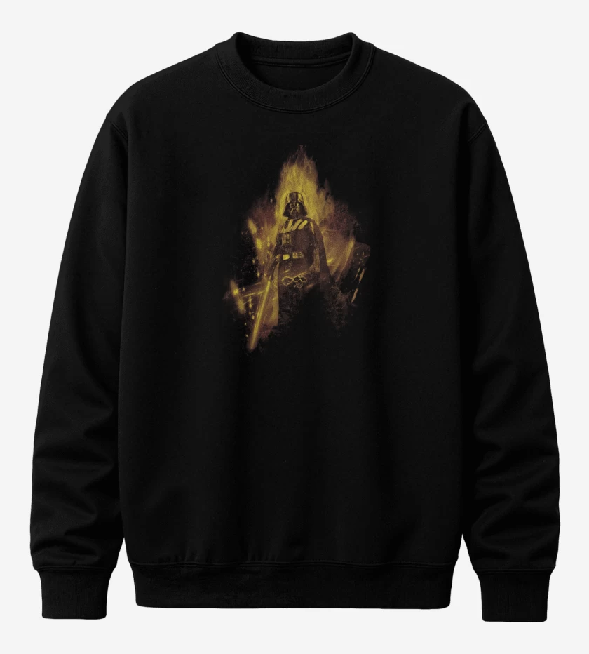 Poleron polo Negro de Darth Matador
