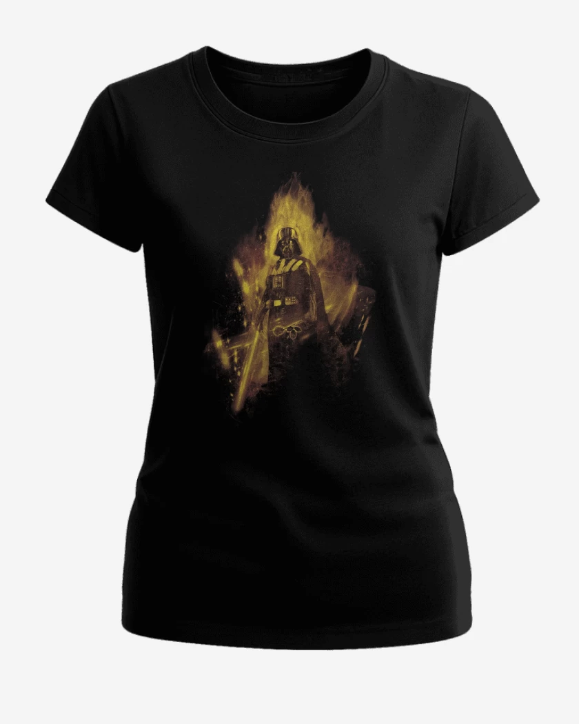 Polera de Mujer Negro de Darth Matador