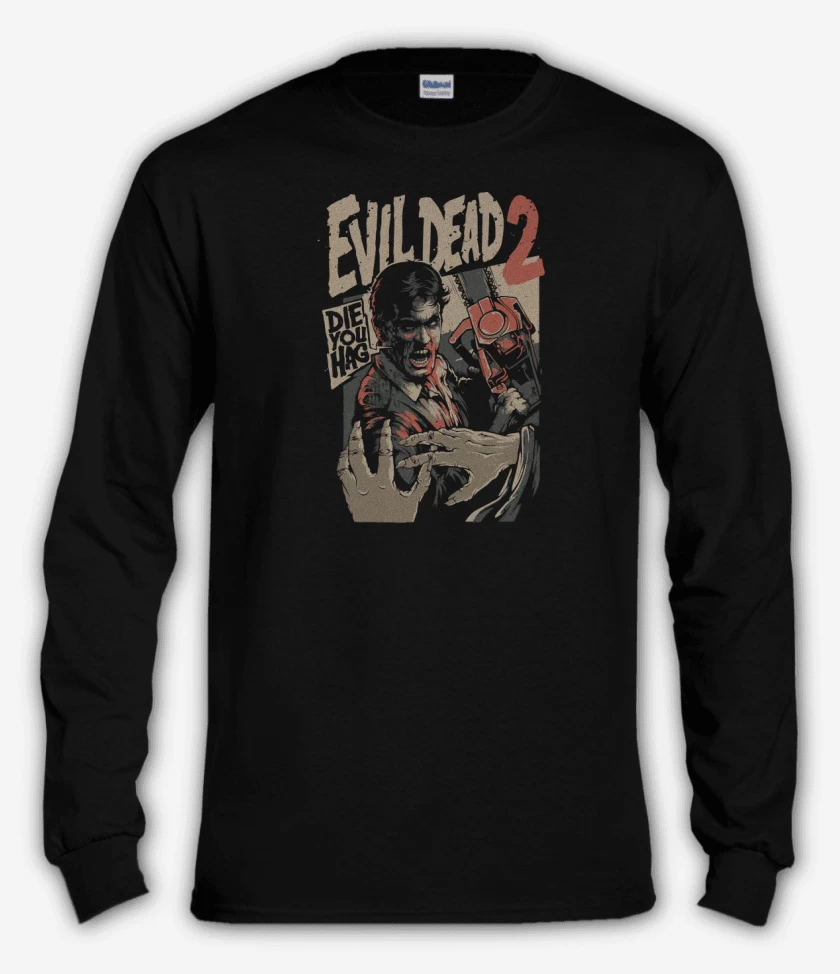 Polera manga larga Negro de Evil Dead 2