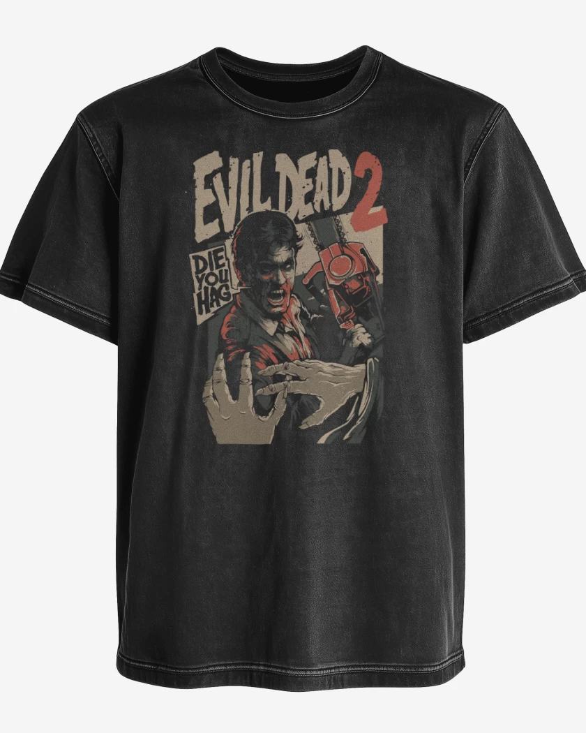 Polera desgastada Evil Dead 2