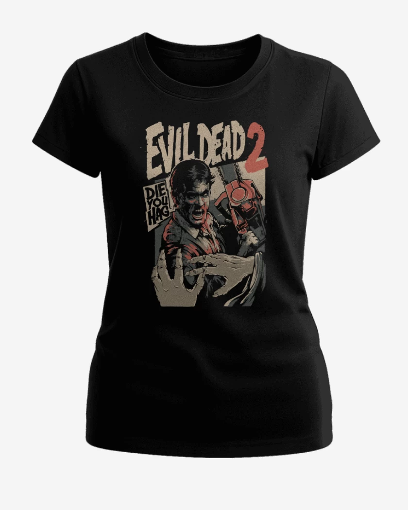 Polera de Mujer Negro de Evil Dead 2