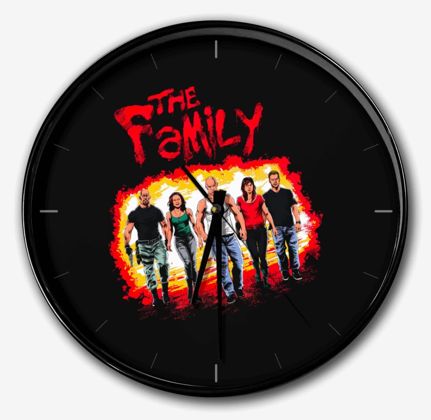 Reloj Negro de La Familia