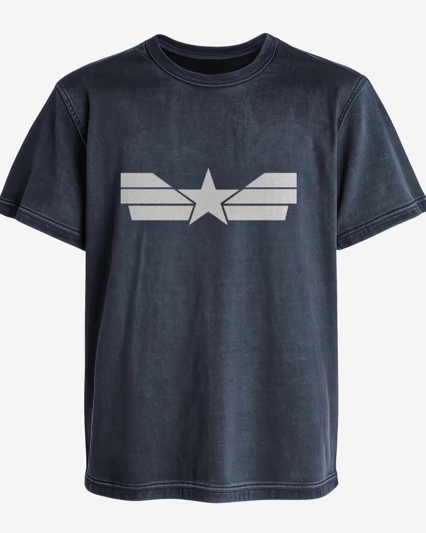 Polera desgastada Pecho capitán