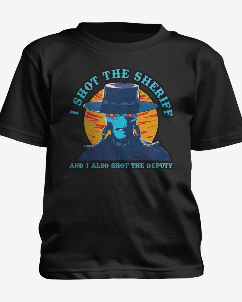 Polera de niño Negro de I Shot the Sheriff