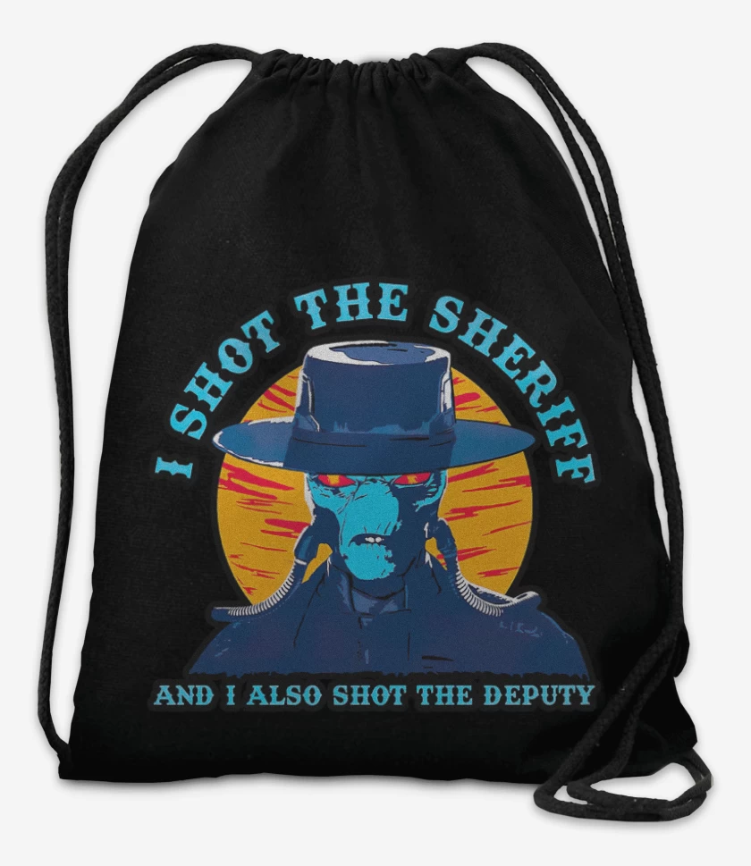 Mochila Negro de I Shot the Sheriff