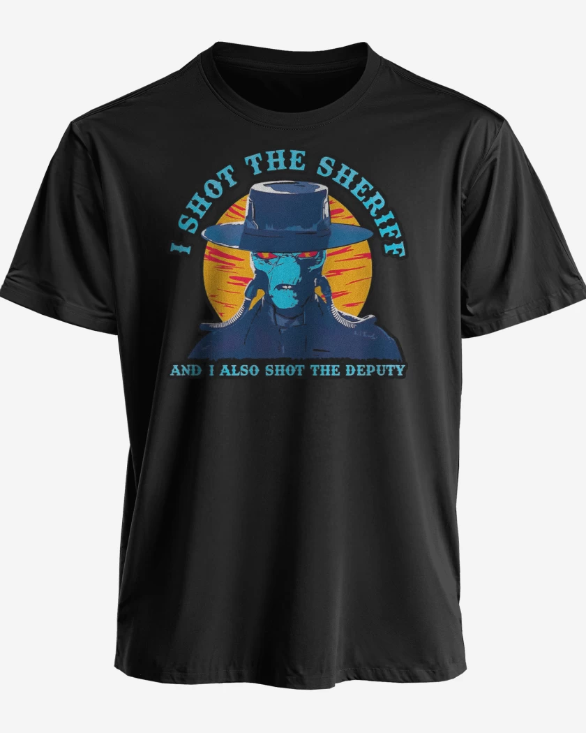 Polera premium Negro de I Shot the Sheriff