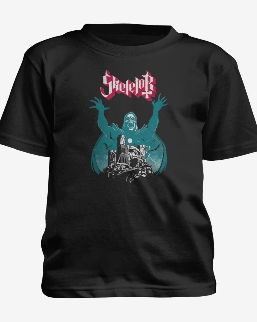 Polera de niño Negro de Skeletor 