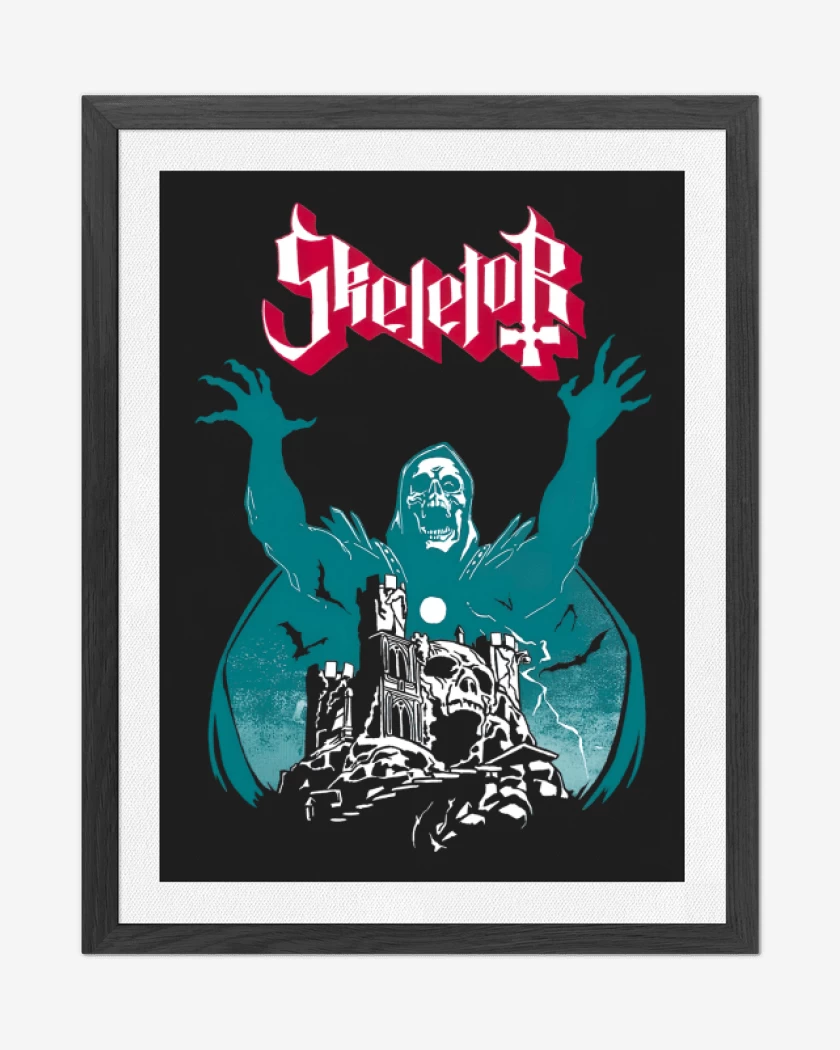 Cuadro decorativo Negro de Skeletor 