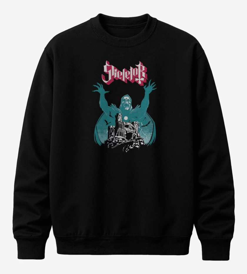Poleron polo Negro de Skeletor 